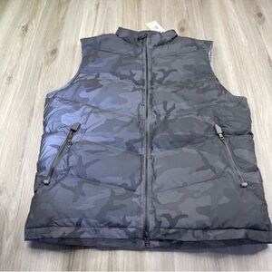 PETER MILLAR Crown Apres Ski Camo Men’s  Iron Reflective Insulated Vest Size L